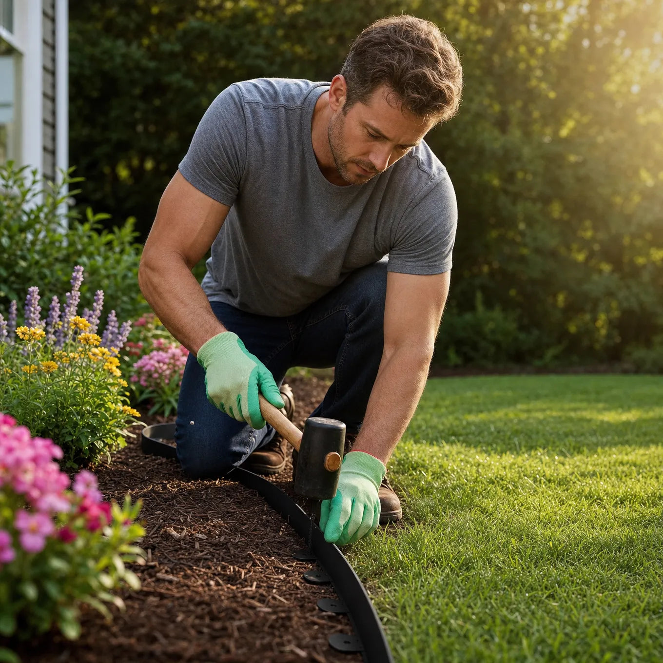 Yardline – No-Dig Flexible Landscape Edging