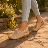 Solea – Women's Perforated Wedge Slingback Comfort Sandals