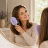 Velura – Self-Cleaning Scalp Massager Brush with Mist Spray Tank