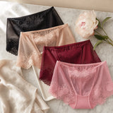 Lumeris – High-Waisted Lace Panties for Women, Smoothing Tummy Control, Seamless Comfort