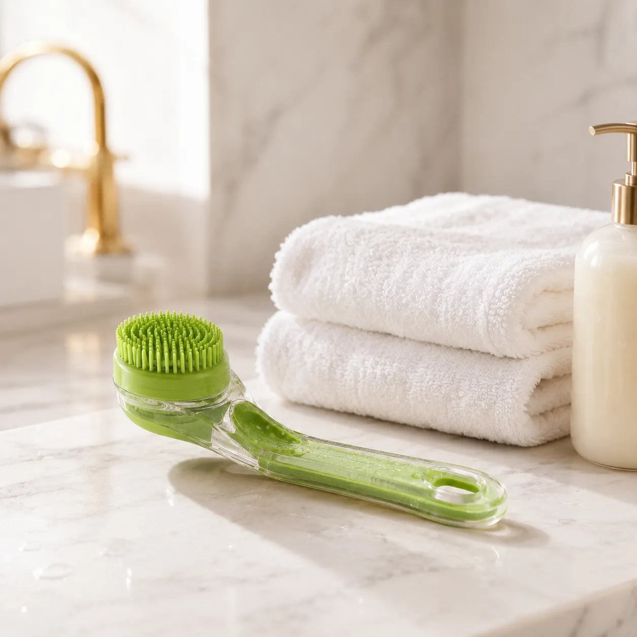 Pawlush – Dog Bath Brush with Built-in Shampoo Dispenser