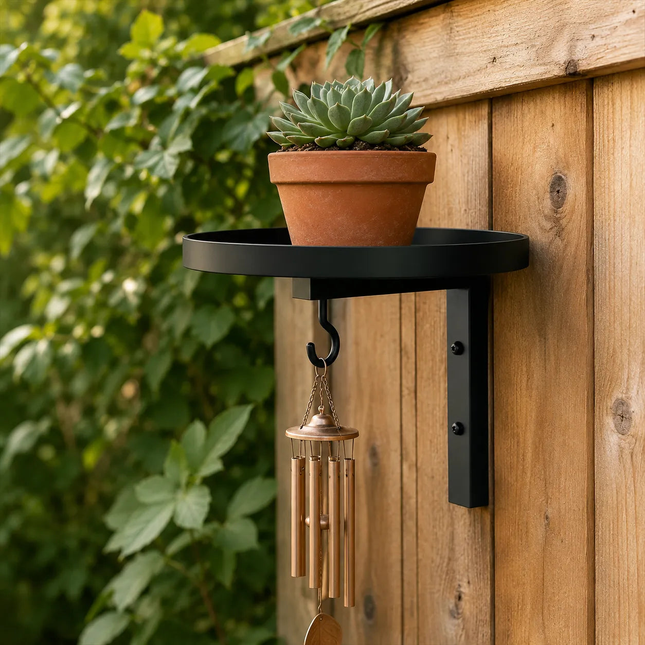 Wrenna – Wall Mounted Bird Bath with Feeder Hook