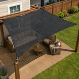 Shadehaven – HDPE Garden Shade Sail, UV-Blocking Mesh Canopy for Patio, Yard & Pergola