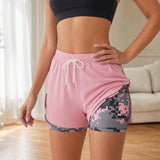 Movelyn – Women's 2 in 1 Running Shorts with Built in Compression Liner and Phone Pocket