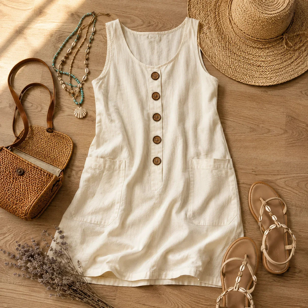 Lunavia – Sleeveless Pocket Dress