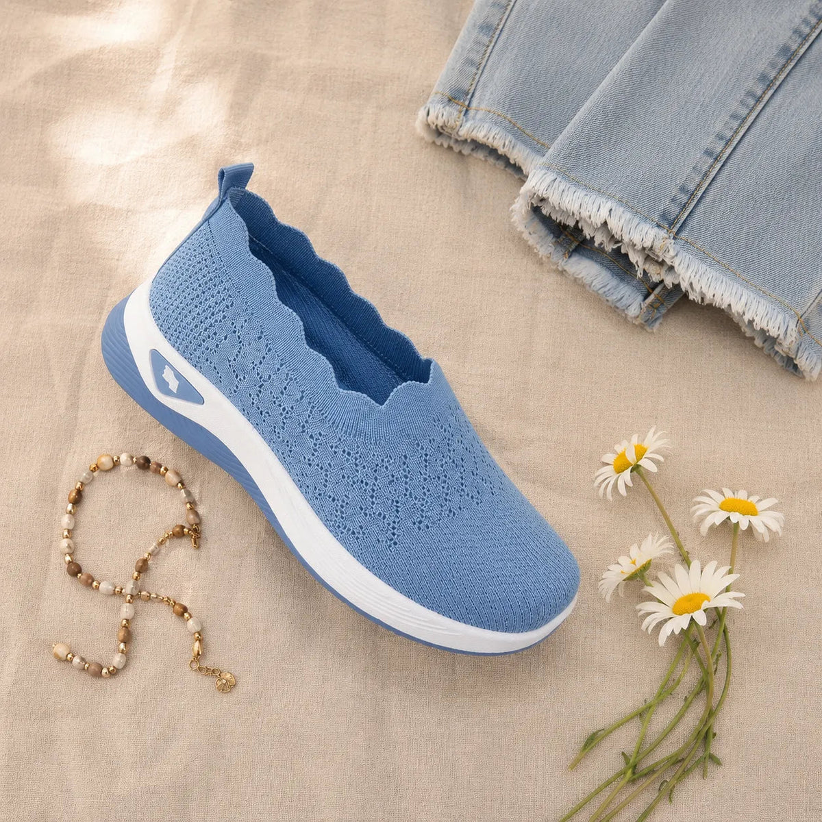 Wavella – Lightweight Slip-On Walking Shoes for Women