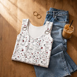 Wearlora – Plus Size Floral Swing Tank Top with O-Ring Straps