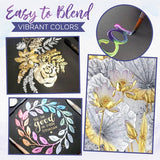 Maybloom - Metallic Water Paint Set for Shimmering Art