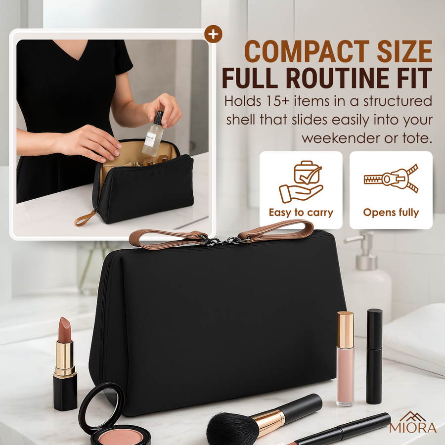 Miora – Double Zipper Cosmetic Bag