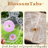 BlossomTabs - Transparent DIY Bookmark Stickers for Book Lovers (20+20 Free)