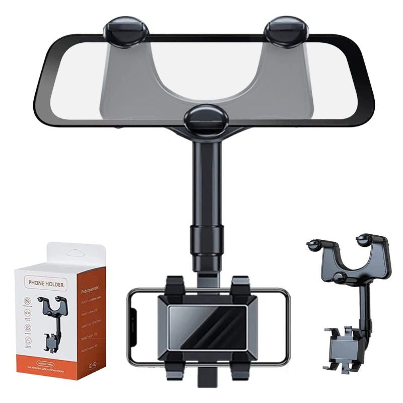 SwivelView - Rotating Car Phone Holder for Safe Navigation