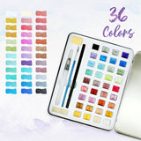 Maybloom - Metallic Water Paint Set for Shimmering Art