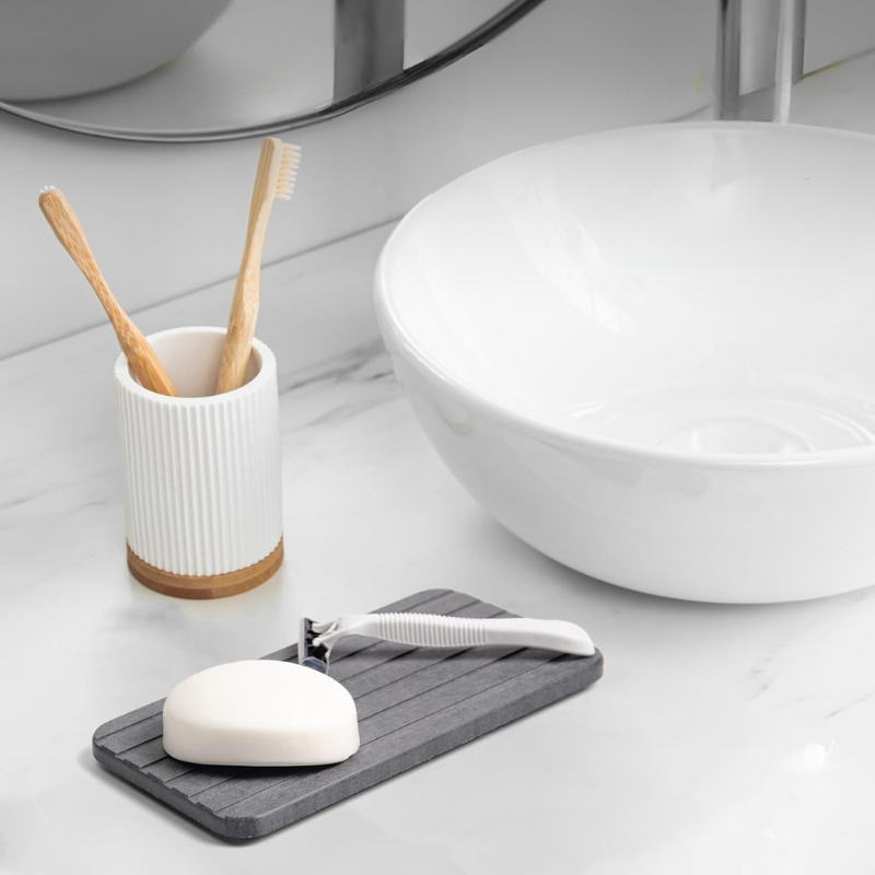 Overa - Super-Absorbent Diatomite Sink Tray for Countertops