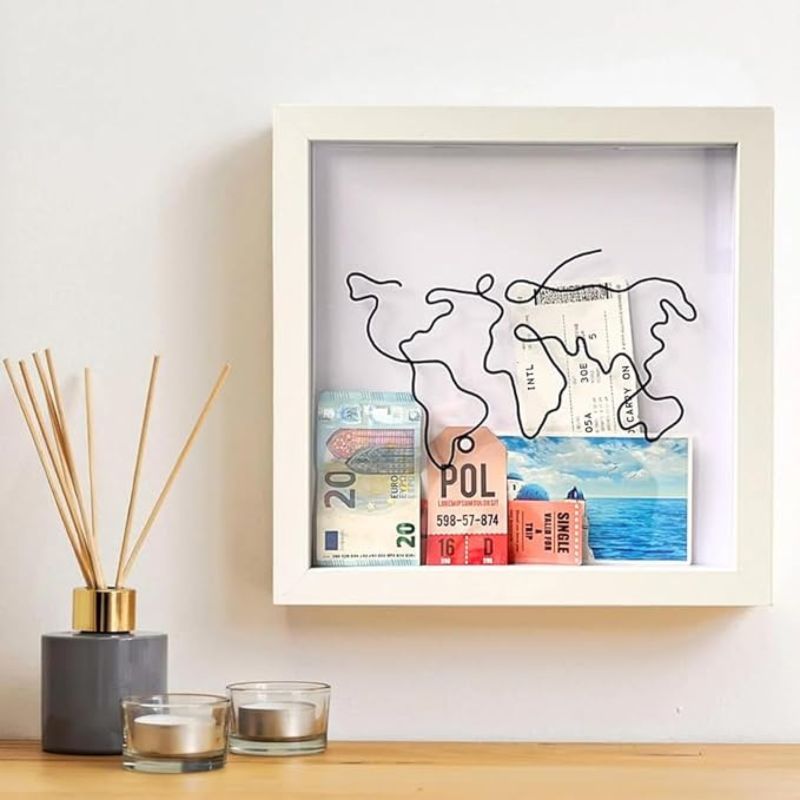 Trailbox - Travel Memory Shadow Box for Keepsakes