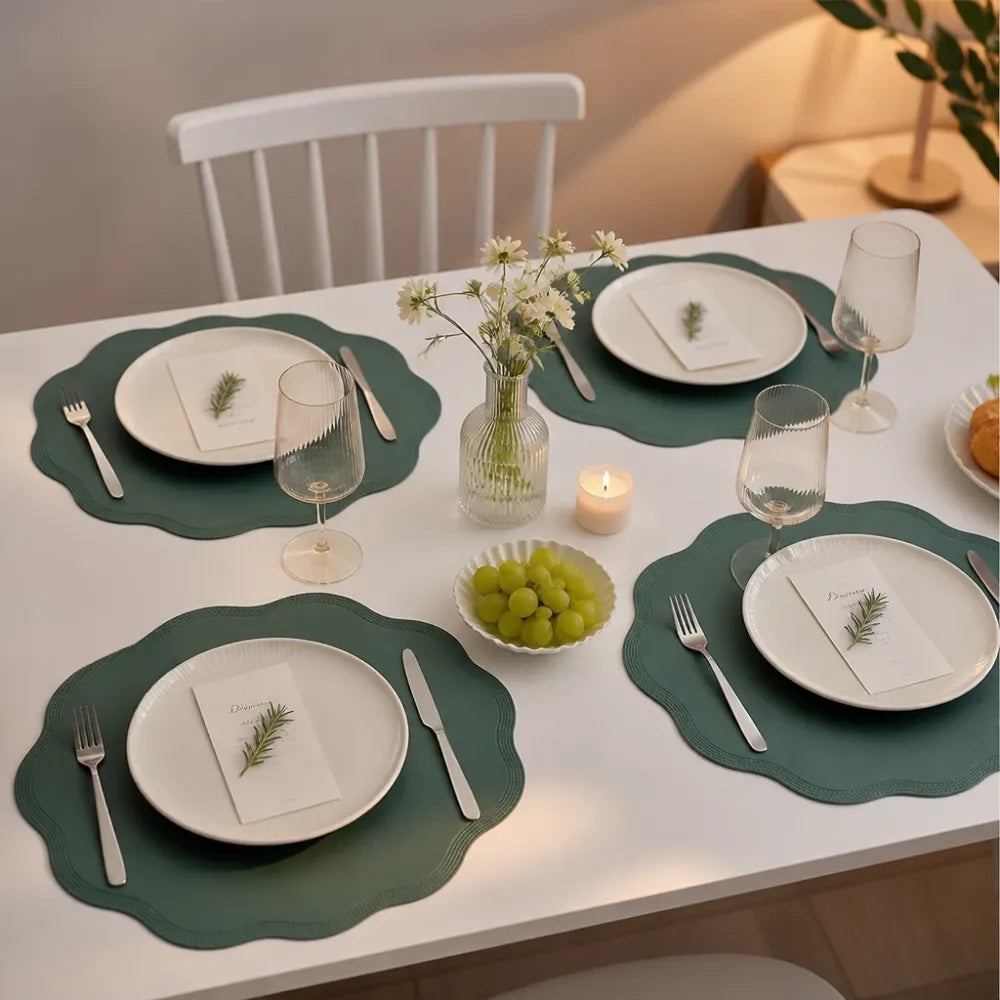 Wearbella – The Placemat Set That Actually Wipes Clean (4pcs)