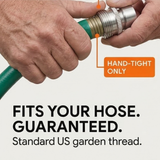 Flowsnap - Stainless Steel Garden Hose Quick Connect Set