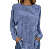 Wovelle – Waffle Knit Oversized Sweater