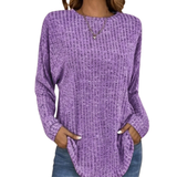 Wovelle – Waffle Knit Oversized Sweater
