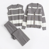 Lunaire – Women's 3 Piece Coordinated Knit Lounge Set
