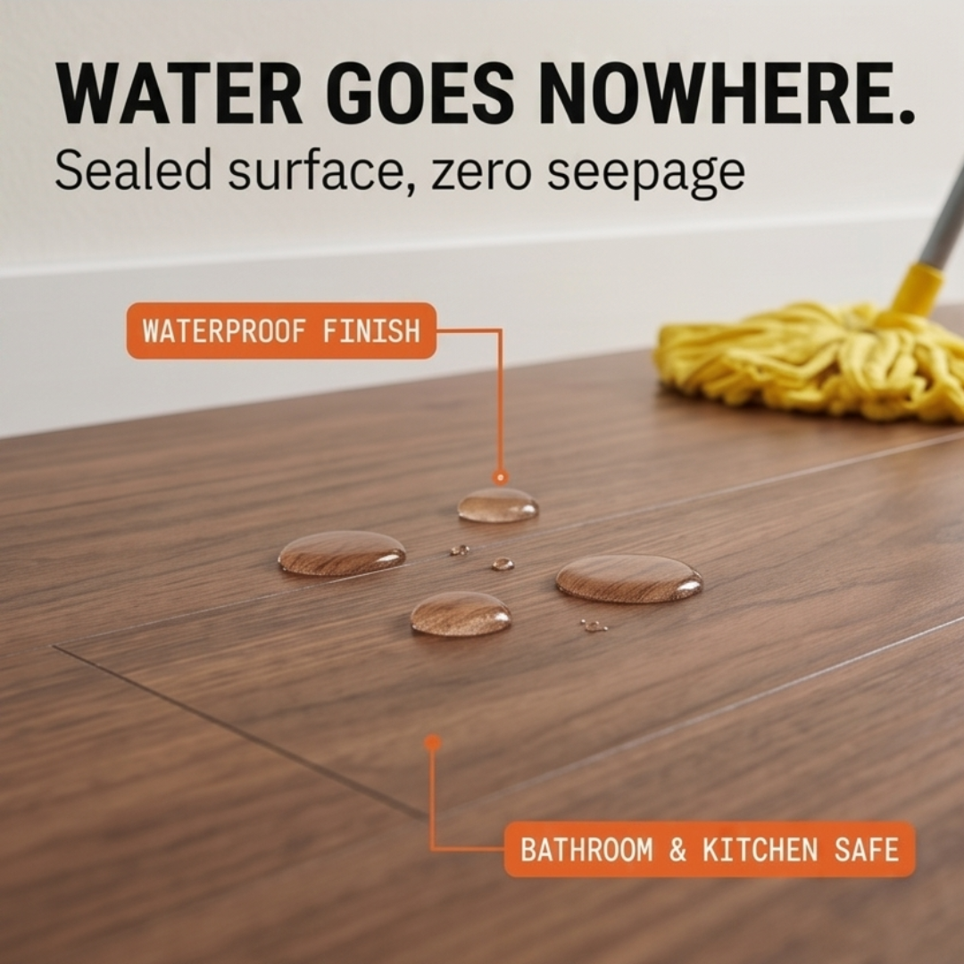 Plankly – Waterproof Wood-Grain Floor Roll