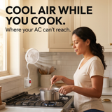Breezely – Plug-In Mini Fan with Flexible Neck