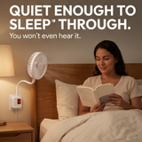 Breezely – Plug-In Mini Fan with Flexible Neck