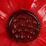 PetalHaven – Hand-Formed Poppy Bird Bath Garden Stake
