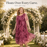 Florenza – Women's Layered Chiffon Floral Dress