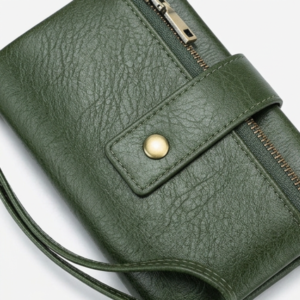 Veluna – Long Wallet with Phone Pocket and Wrist Strap