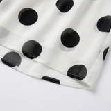 Soliana – Women's Sheer Tiered Polka Dot Dress