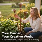 Lyralea – Calla Lily Garden Stake with Bell Chimes