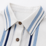 Tara – Women's Coastal Striped Shirt and Shorts Set