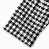 Harlowe – Gingham Button-Front Maxi Shirt Dress with Side Slits