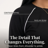 Vivara – Matching Long Sleeve Set with Contrast Piping