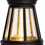 Lumeria – Aged Bronze Look Elephant Solar Lantern Garden Statue