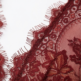 Velaire – Eyelash Lace Halter Bodysuit for Women
