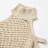 Alessia – Women's Cold-Shoulder Knit & Wide-Leg Set
