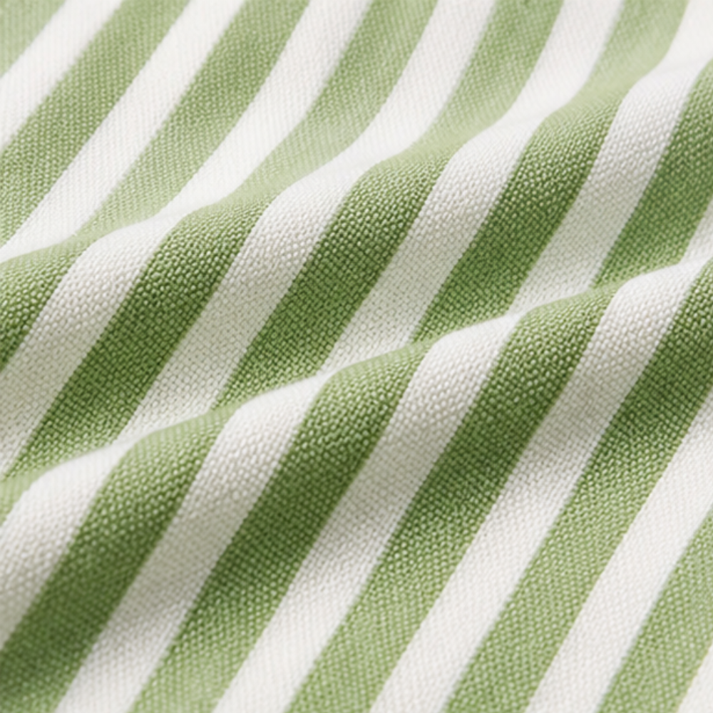 Marella – Oversized Striped V-Neck Popover Blouse