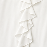 Restedge – The Ruffle Blouse That Skims, Never Clings
