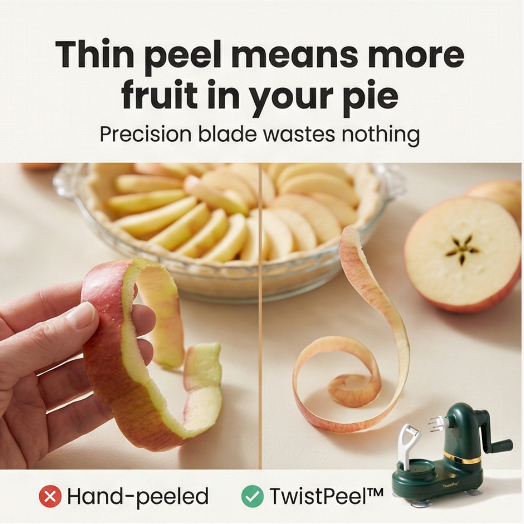 TwistPeel - Hand Crank Apple Peeler