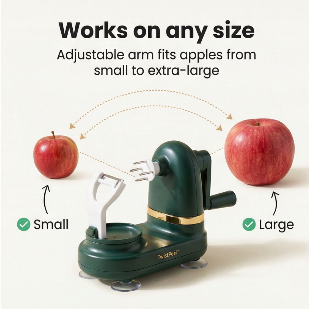 TwistPeel - Hand Crank Apple Peeler