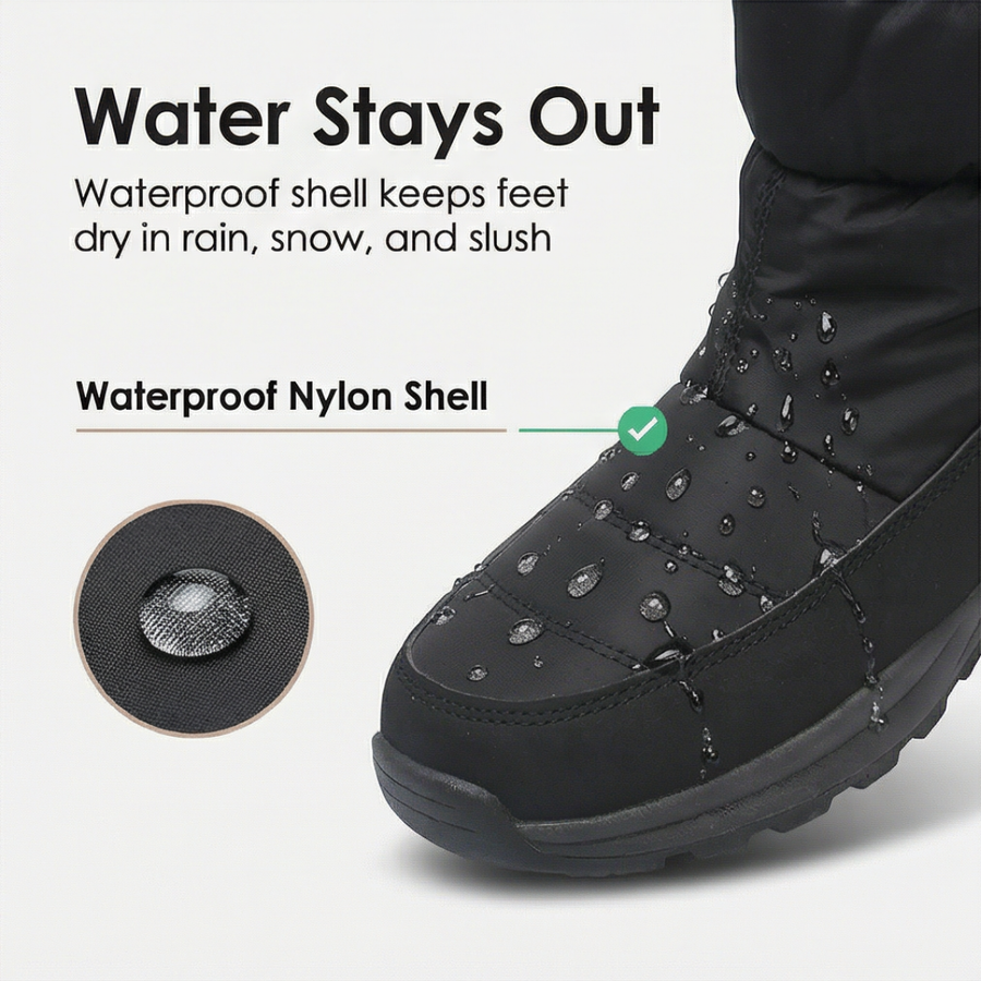 Warmstep - Women's waterproof fur lined winter boots