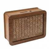 SaveGrid - Visual Savings Box with 100 Square Progress Tracker