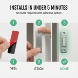 Snaplock - Ultra thin magnetic cabinet door catch (5-pack)