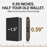 Vaultric - Slim Pop-Up Wallet with AirTag Pocket