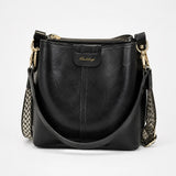 Bellora – Vintage Bucket Shoulder Bag with Woven Strap