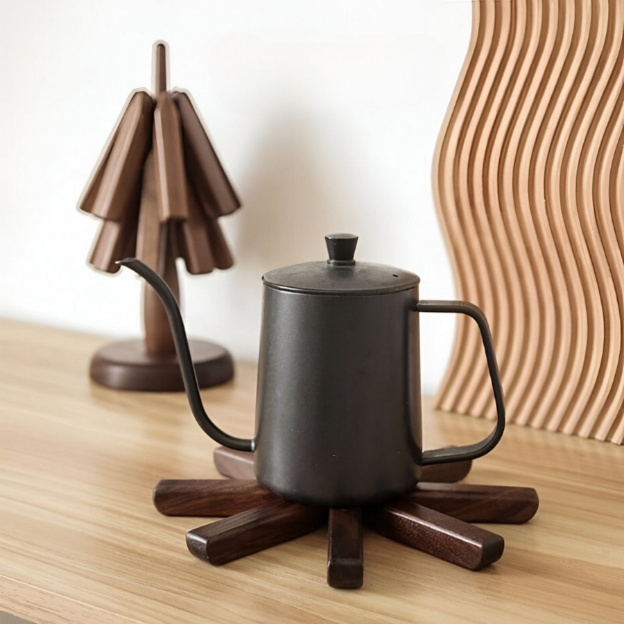 Waldrift – Black Walnut Trivet Set