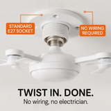 Aerolux – 4-Fan LED Ceiling Light for Hot Rooms