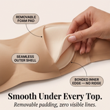Stayva – Strapless Bra with Crossover Back