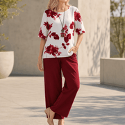 Burgundy Floral